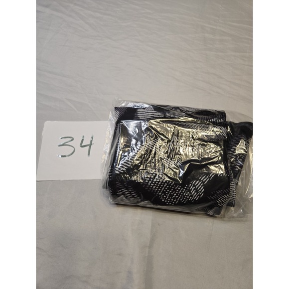 Lululemon Womens 6 Warped Ice Black White Wunder Under Hi Rise Yoga Legging Tall - Picture 7 of 7